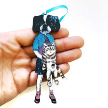 Load image into Gallery viewer, Dog Christmas Ornament