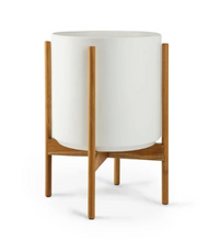 Load image into Gallery viewer, The Twelve Ceramic Planter & Stand