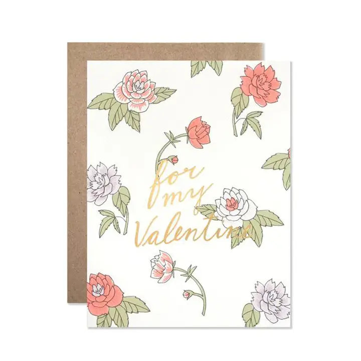 Valentine Florals Card