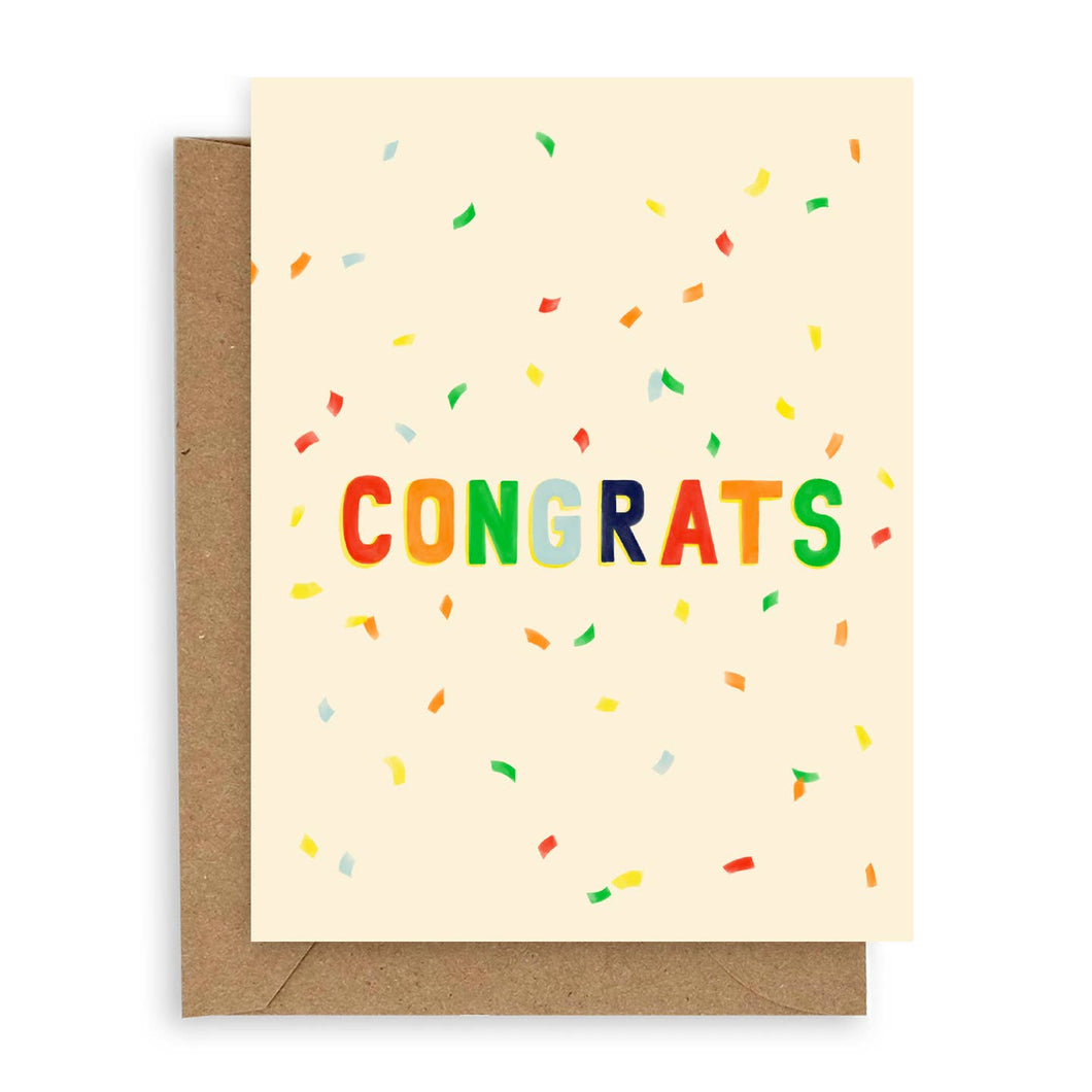 Confetti Congrats Card