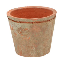 Load image into Gallery viewer, Aged Terracotta Round Flower Pot
