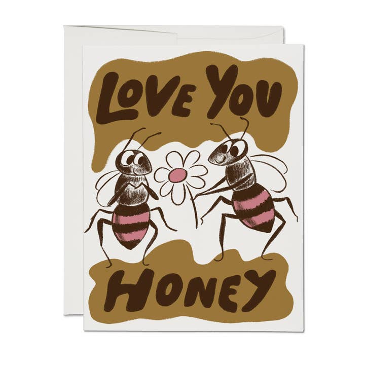 Love You Honey Valentine's Day Card