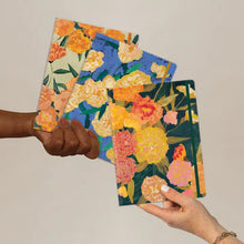 Load image into Gallery viewer, Marigolds Sewn Trio Notebook Set
