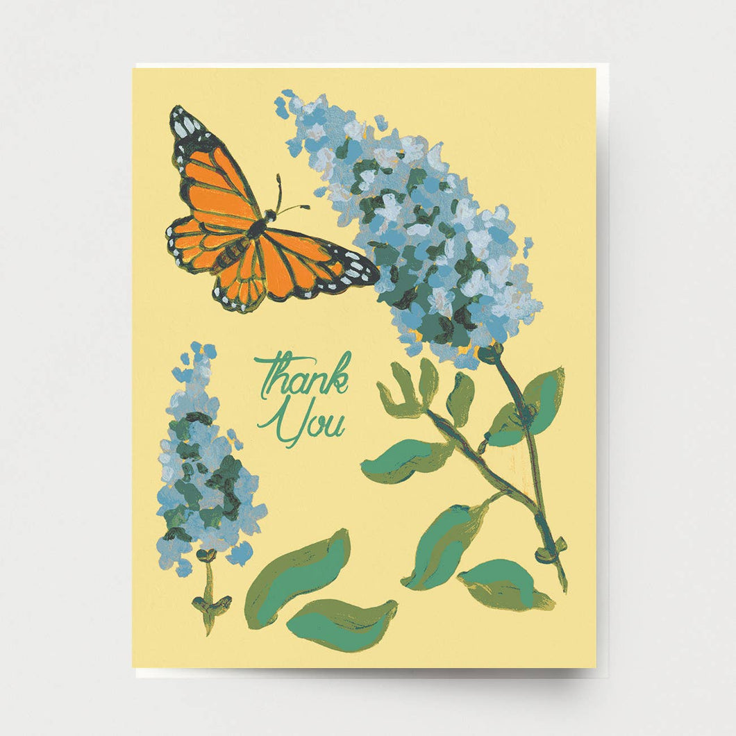 Lilac Thank You Card