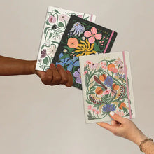 Load image into Gallery viewer, Flora + Fauna Sewn Trio Notebook Set
