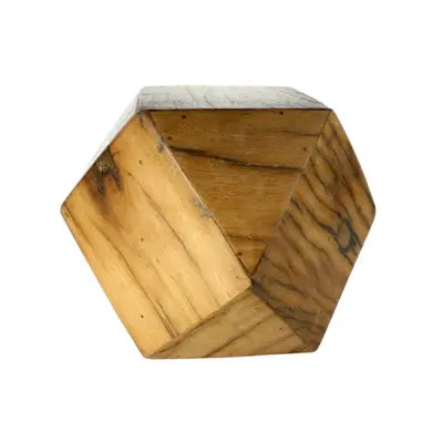 Icosahedron Wood Block