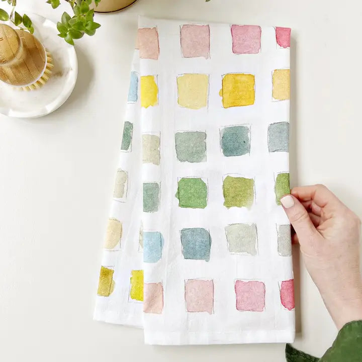Watercolor Tea Towel