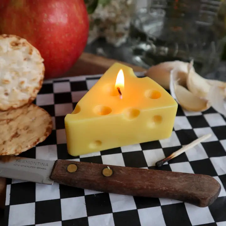 Swiss Cheese Candle