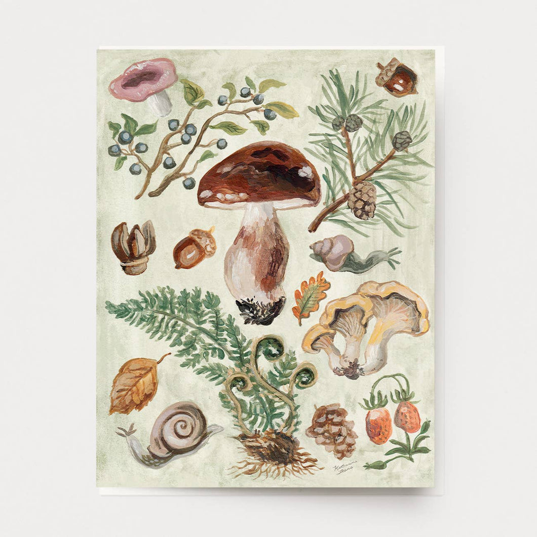 Mushroom Forest Card