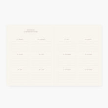 Load image into Gallery viewer, Blue Floral Monthly Planner
