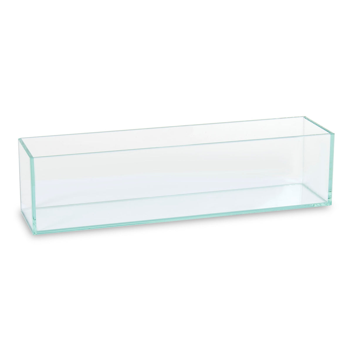 Clear Rectangular Glass Vase – Geometry Garden & Floral Shop