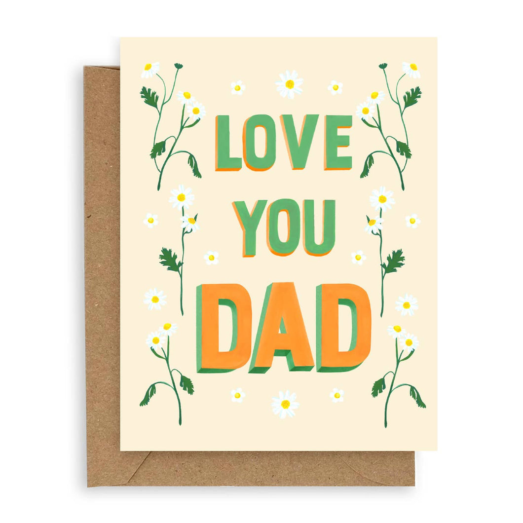 Daisies Dad Card