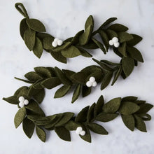 Load image into Gallery viewer, Felt Mistletoe Garland
