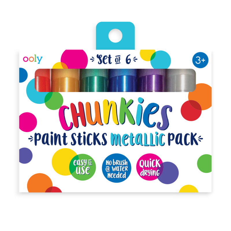 Chunkies Metallic Paint Sticks Set/6