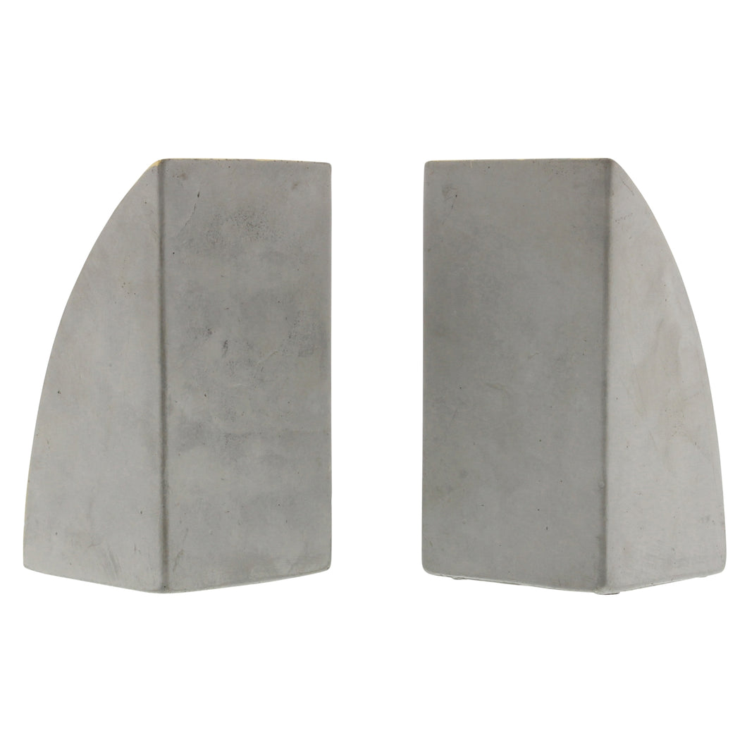 Geometric Cement Bookends