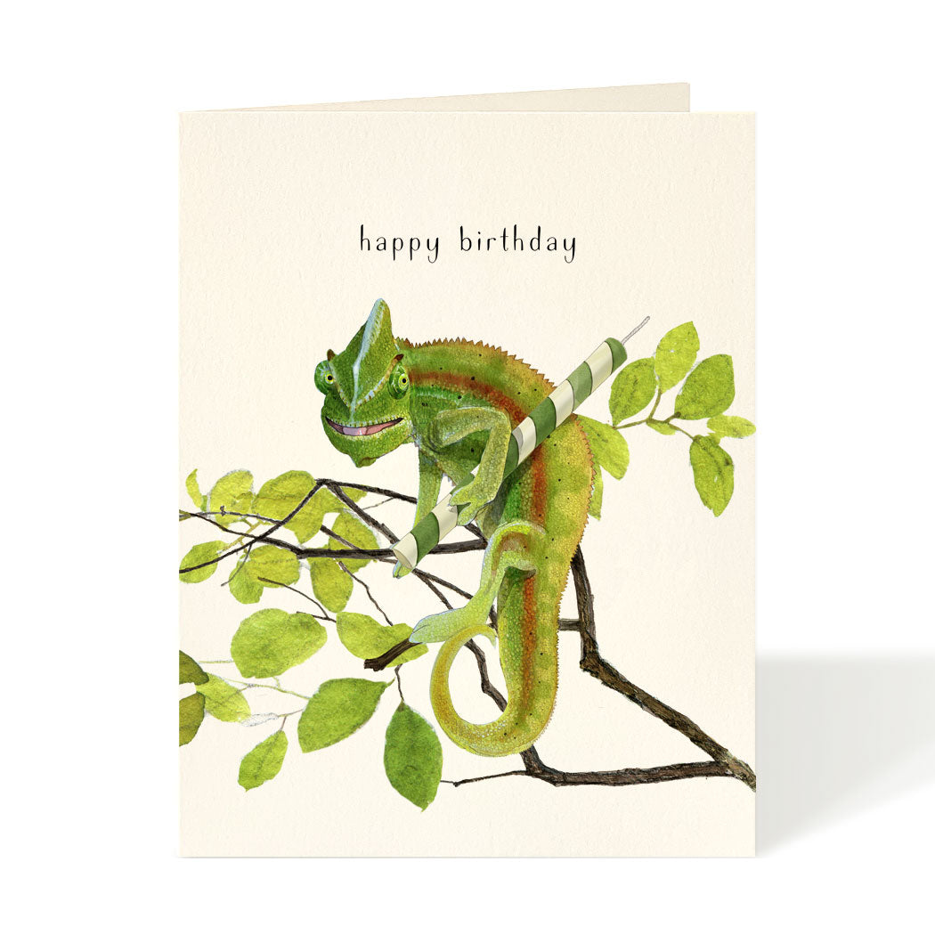 Birthday Chameleon Card