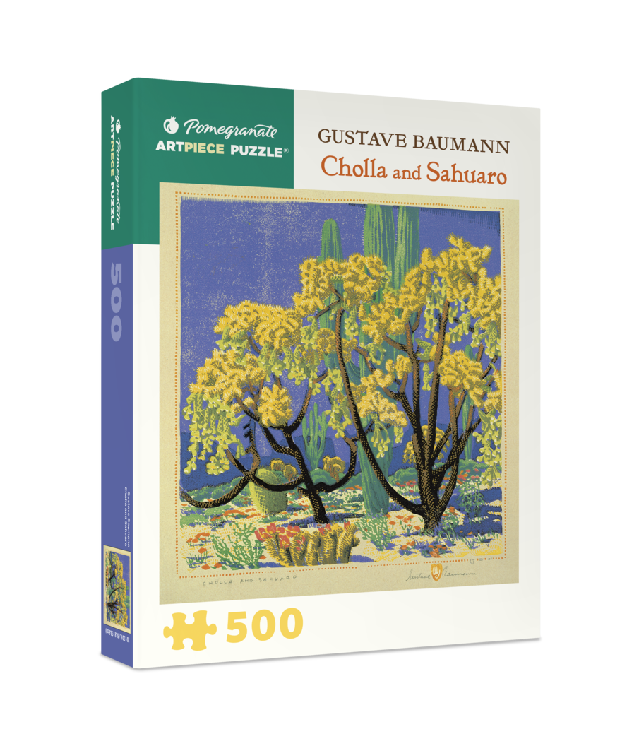 Gustave Baumann: Cholla and Sahuaro 500pc Puzzle