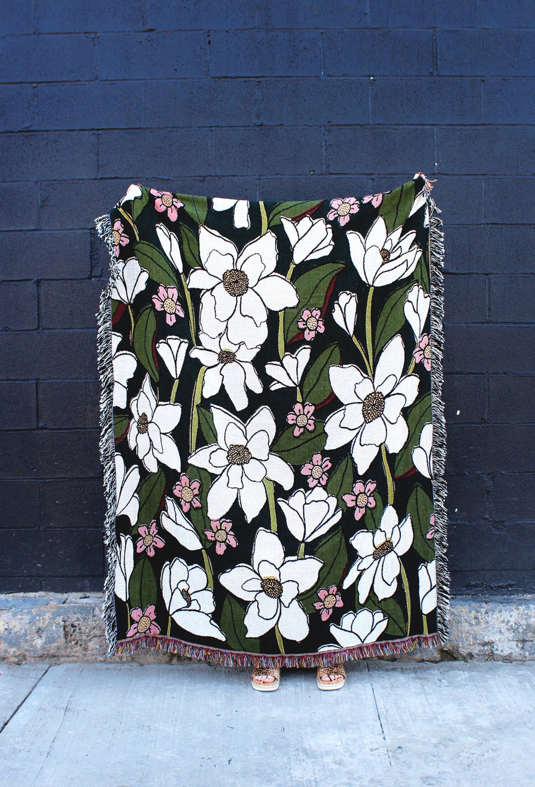 Magnolias Tapestry Blanket