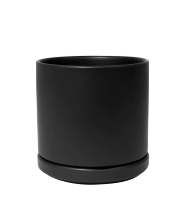 Ceramic Cylinder with Saucer