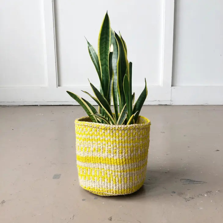 Lemon Zest Storage Basket