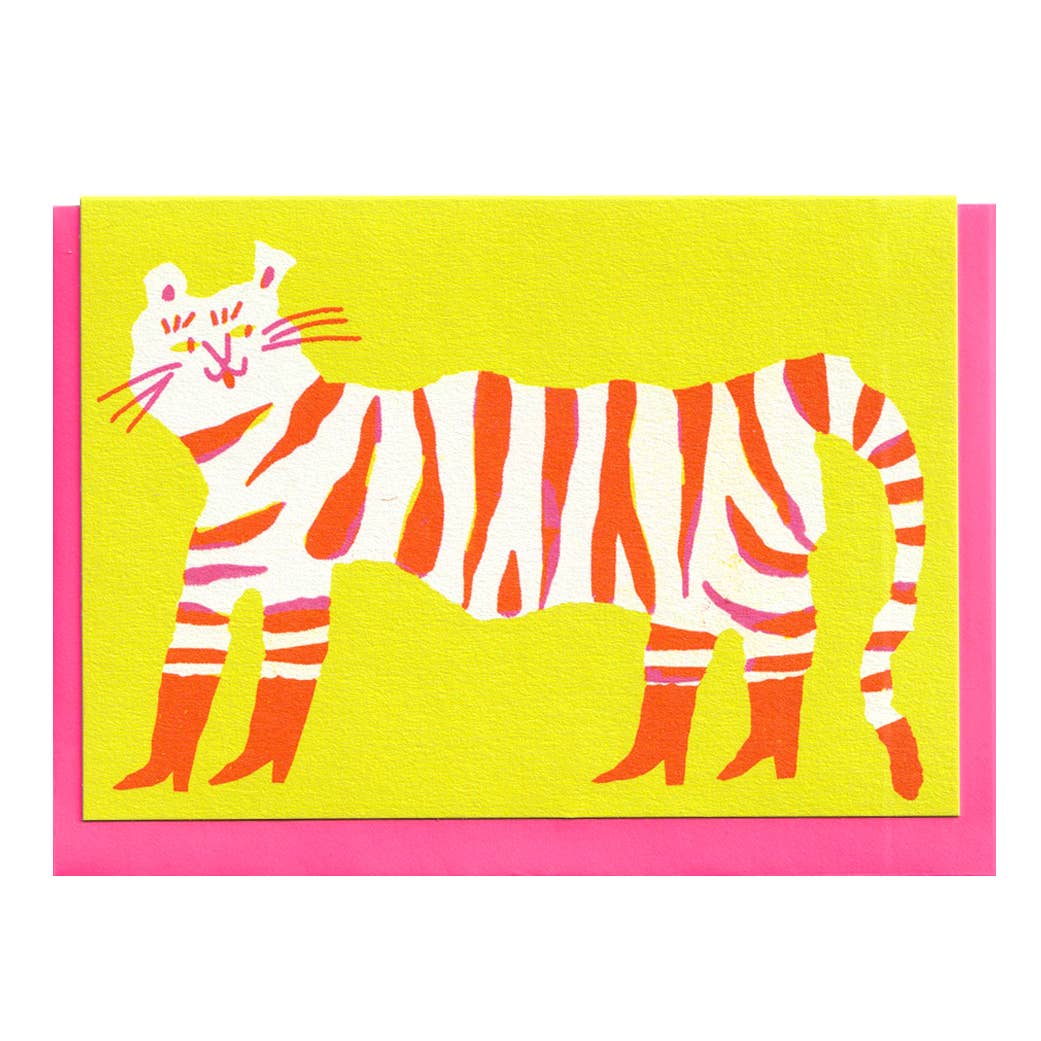 Tiger in Boots Card