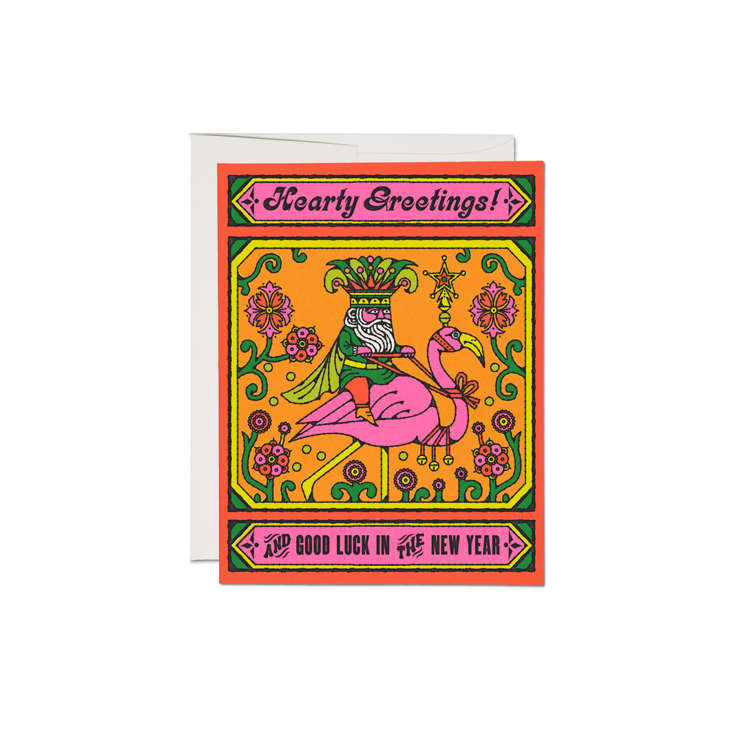 Hearty Greetings Card